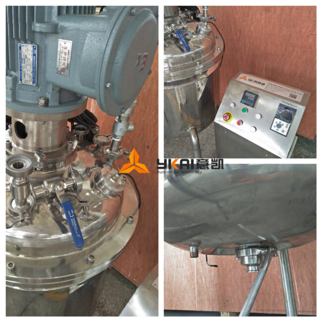 Stainless steel heating mixing tank