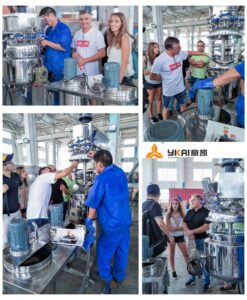 Cosmetic emulsifier equipment inspection