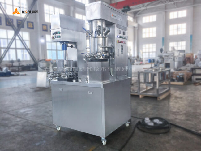 Laboratory double planetary power mixer