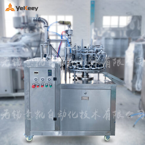 20190529-Semi-automatic silicone metal tube filling and sealing machine-2