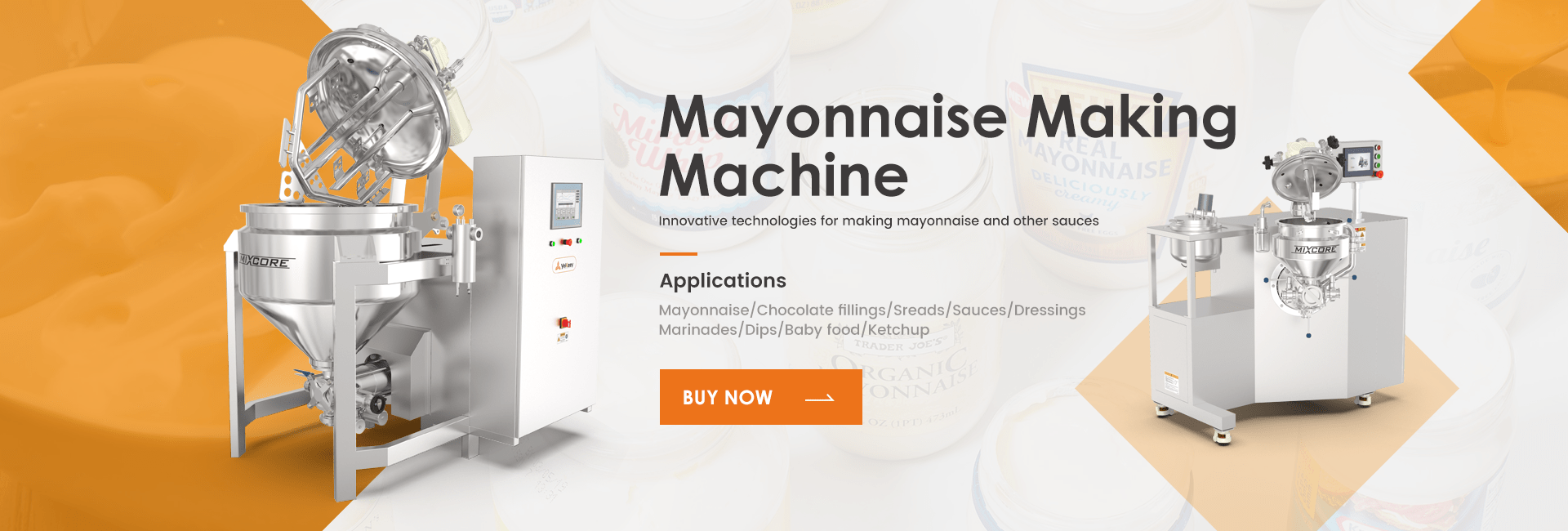 Mayonnaise making machine