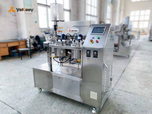 laboratory vacuum emulsifying mixer