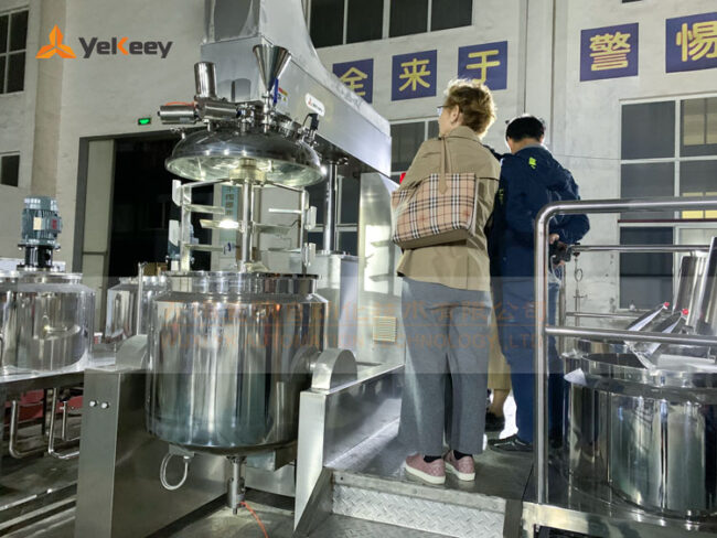 vacuum emulsifier-Client from Kazakhstan