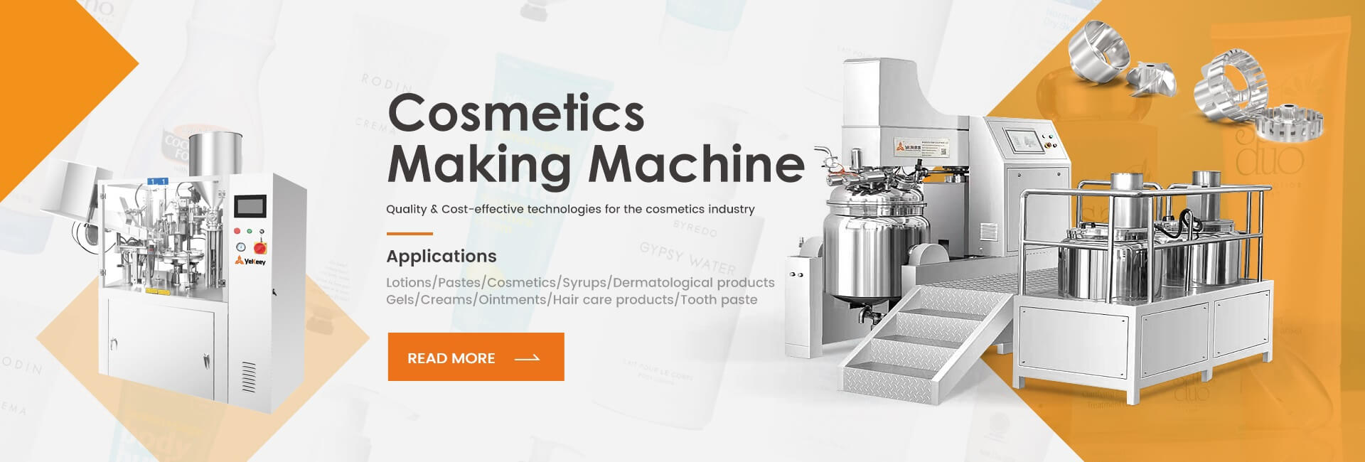 cossmetics making machine