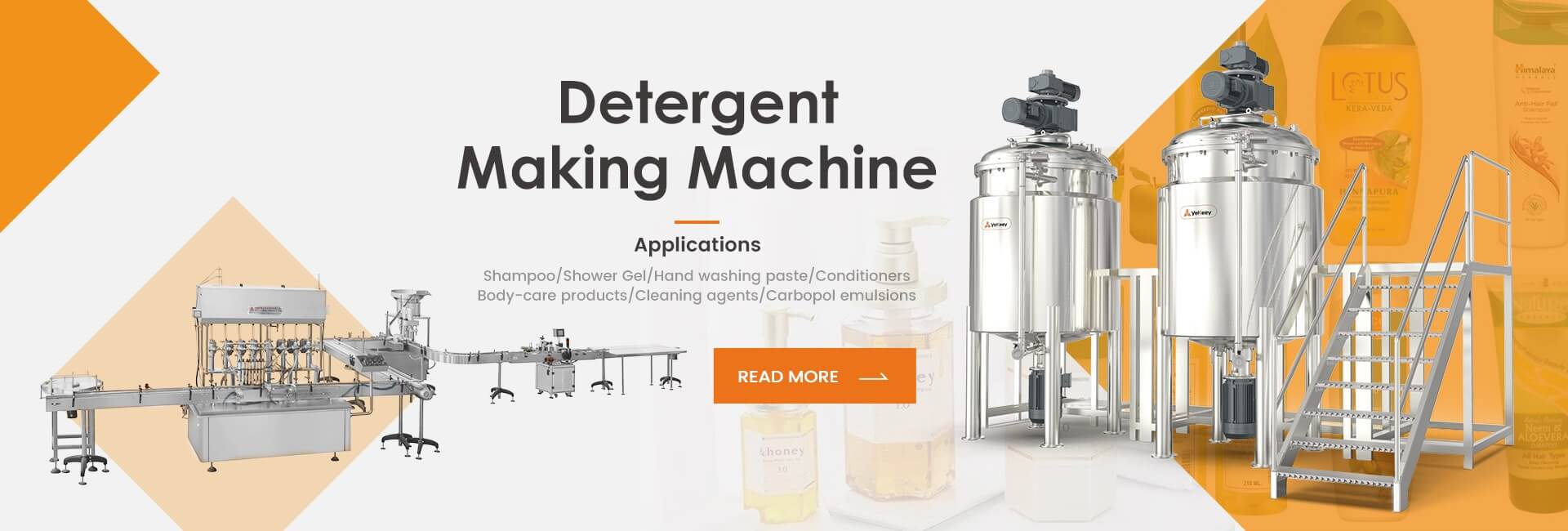 detergent making machine