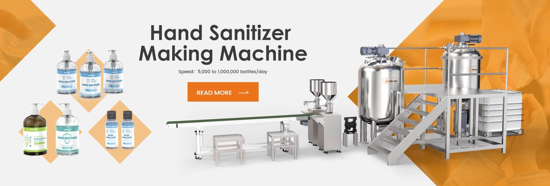 hand-sanitizer making machine