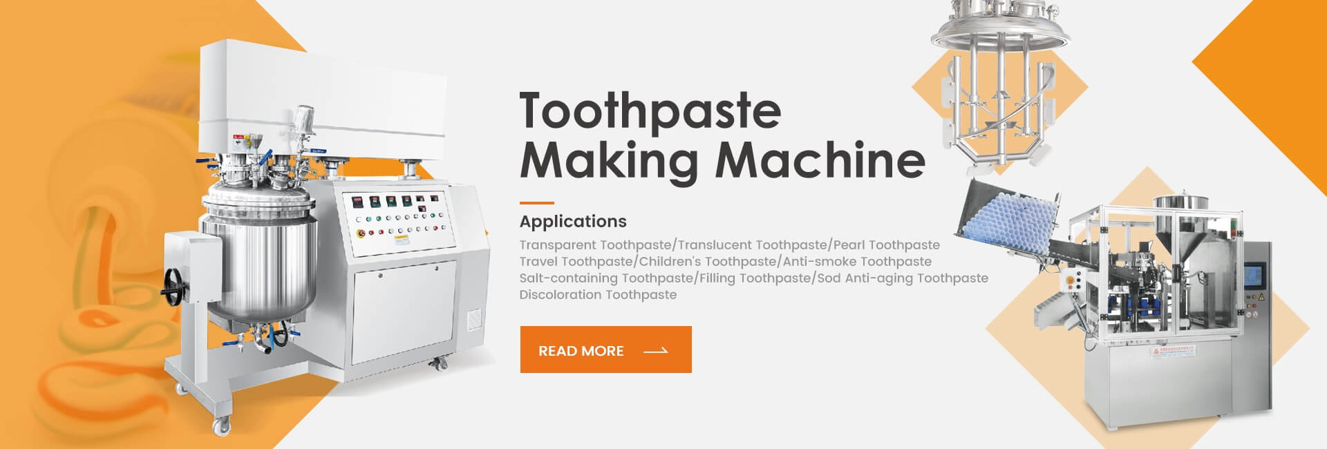 toothpaste making machine