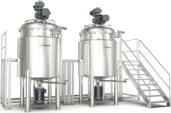 China Vacuum emulsifying mixer machine stainless steel mixing tank with  agitator manufacturers and suppliers