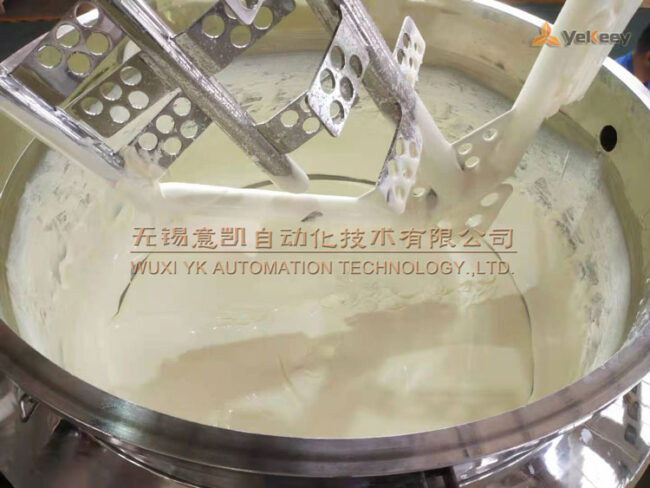 The effect of mayonnaise out of the pot after emulsification 2