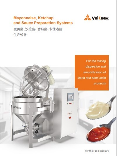 Mayonnaise Ketchup and Sauce Preparation Systems
