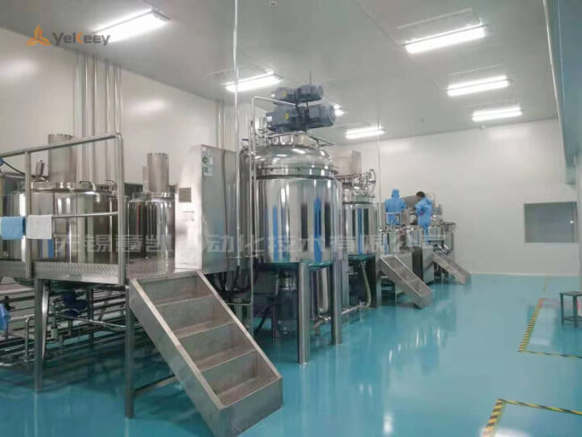 vacuum emulsifying mixer