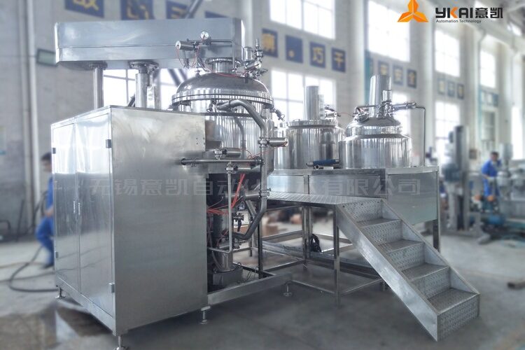 MC recirculation vacuum emulsifier