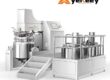 Vacuum emulsifying machine